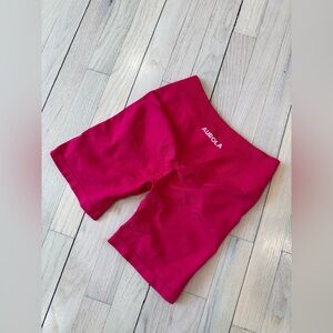 Aurola Women's Athletic Bike Shorts — Raspberry Pink